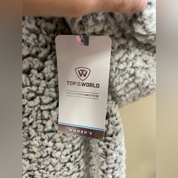 Top of the World Virginia Tech Gray Women’s Sherpa Size Small - Picture 7 of 7